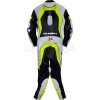 RTX Halo Floro Yellow Black Motorcycle Leathers 1Pc Suit